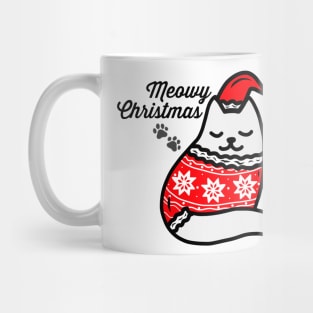 Meowy Christmas Cat Mug